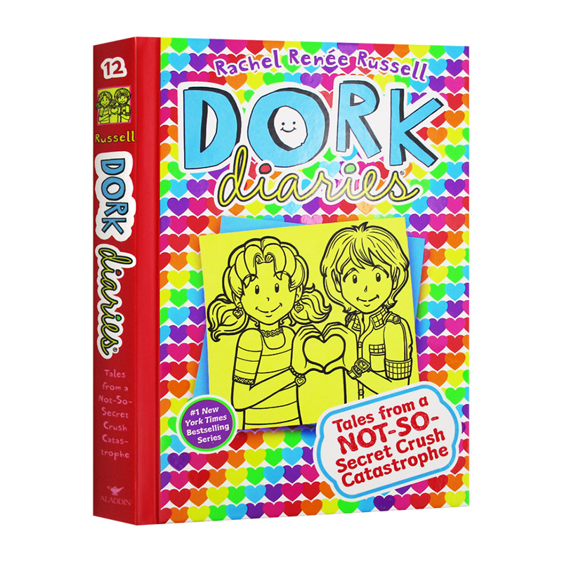 怪诞少女日记12 英文原版 Dork Diaries 12 多克日记 怪咖少女事件簿 儿童章节桥梁小说 朵拉日记 女生版小屁孩日记 进口英语书籍