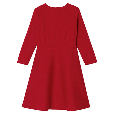 ArborTree女童连衣裙公主春秋红