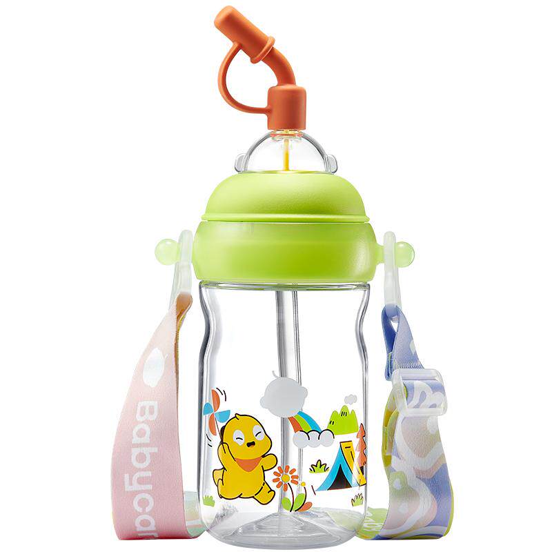 babycare儿童吸管杯防漏防丢