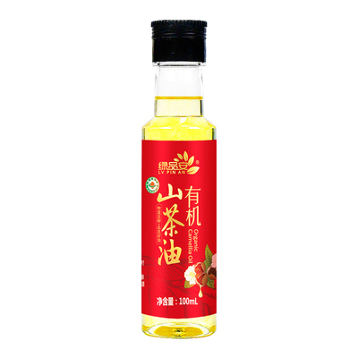 绿品安纯有机山茶油100ml小瓶