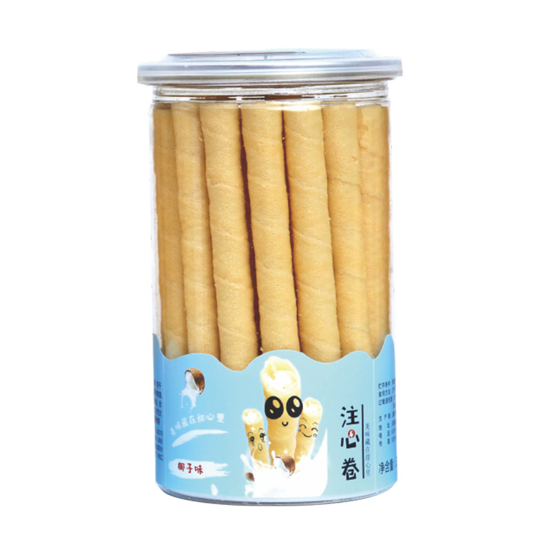 酥皮椰子味御品香厂家注心蛋卷