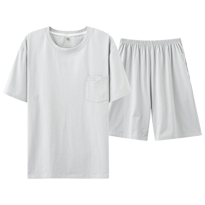 冰丝莫代尔夏季短袖凉感男家居服