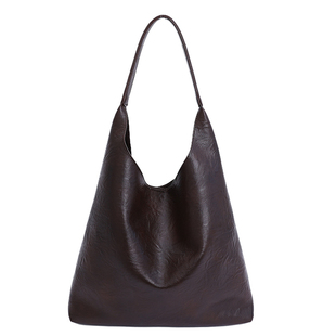 大容量复古腋下包包女式2025新款秋冬单肩包美拉德棕色通勤托特包