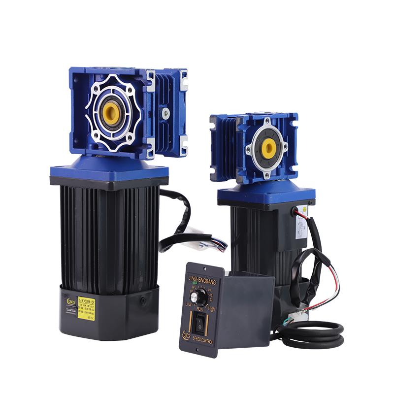 津邦电机180W 200W250W调速电机配涡轮直角减速机RV40 RV50