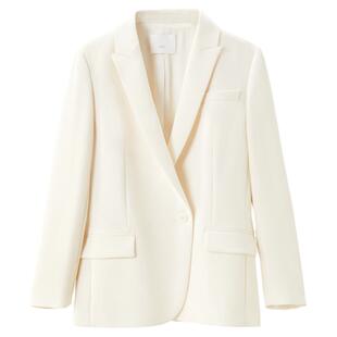 【爱情而已同款】OVV秋冬女装戗驳领时尚修身套装西服