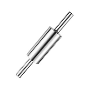 304不锈钢擀面杖 饺子皮实心滚轴走锤神器家用大号擀面棍小号烘焙