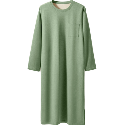 【暖羊毛】男士睡裙加绒连体睡衣