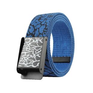 15MINS腰带帆布男时尚新款年轻人无孔自动扣皮带百搭休闲牛仔裤带