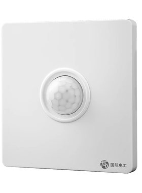 红外人体感应开关面板86型220v楼道走廊智能光控LED灯延时开关