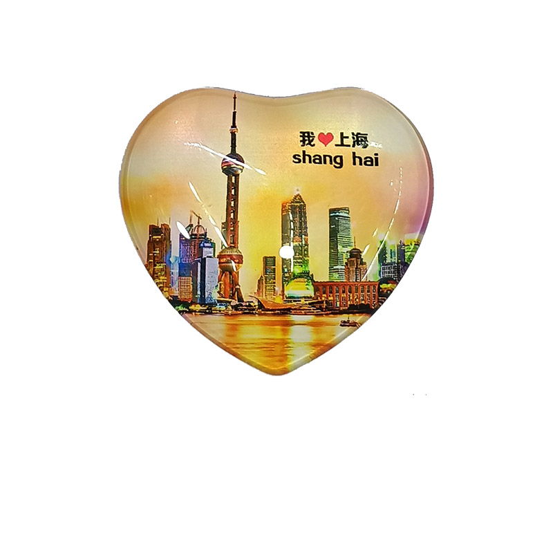 上海冰箱贴陆家嘴迪士尼地图国旗