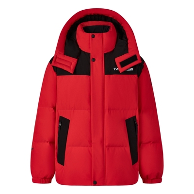 坦博尔男士红色羽绒服