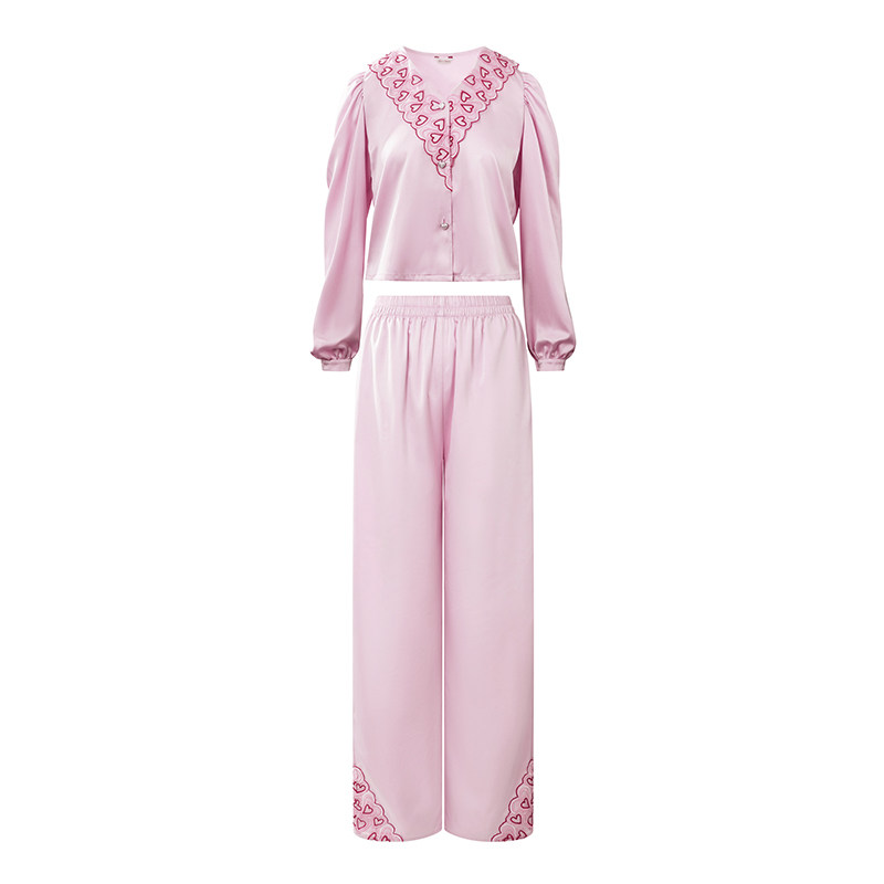NT女士性感薄款睡衣家居服春秋