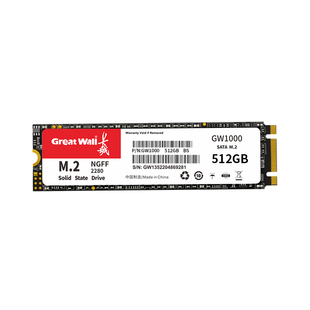 长城M2接口sata协议固态硬盘256g高速512GB台式机笔记本电脑1tSSD