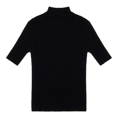 courreges 女士时尚休闲短袖高领毛衣针织衫 301574