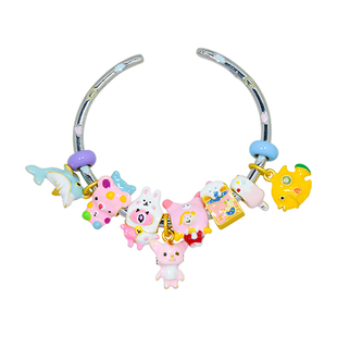 AWE卡通diy手链严浩翔王一珩同款多巴胺穿搭高颜值学生党女生手串