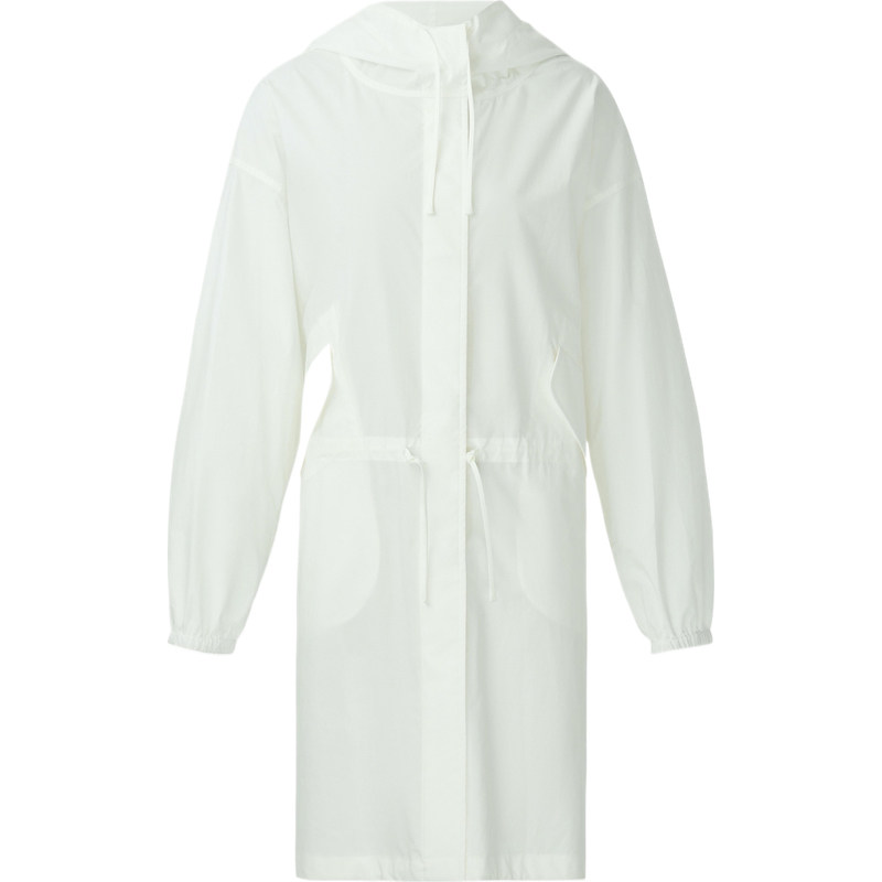 【反季特惠】Jil Sander 秋冬女抽绳棉质平纹布连帽外套风衣