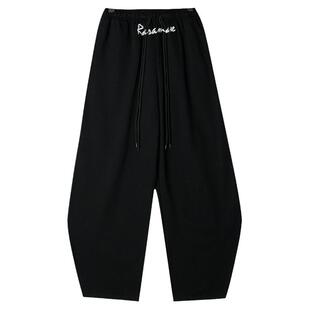 美式嘻哈hiphop运动裤女春秋夏季高街爵士舞街舞裤子宽松香蕉卫裤