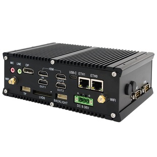 临滴 瑞芯微RK3588J智能ARM工控主机8核边缘计算盒子NVR服务器