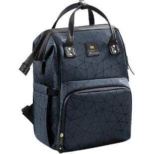 妈咪妈妈母婴背包2024新款手提双肩大容量外出轻便斜挎多功能帆布