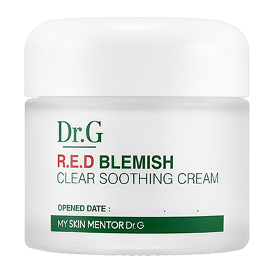 防伪韩国drg保湿清爽面霜积雪草