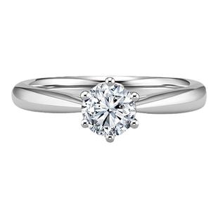 DRLOVE MARK经典款求婚钻戒钻石戒指六爪女求婚20分真钻WJ0376