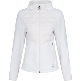 ASICS亚瑟士官方正品女跑步羽绒夹克磨毛柔软舒适保暖羽绒服棉服