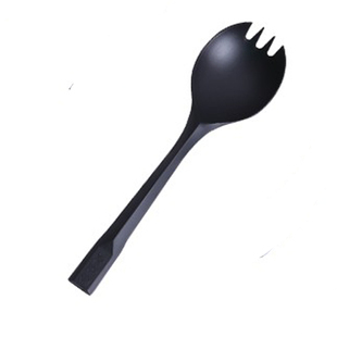 一次性刀叉勺套装叉勺西餐外卖汤勺叉子加厚黑色独立包装塑料勺子