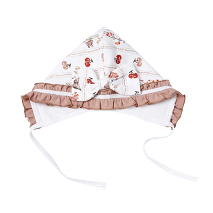 Domiamia新生儿帽子春夏初生婴儿胎帽0-3月满月百天宝宝护囟门帽