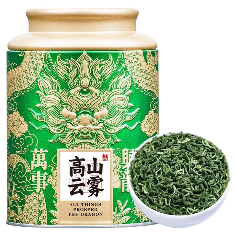 五虎高山云雾特级绿茶茶叶