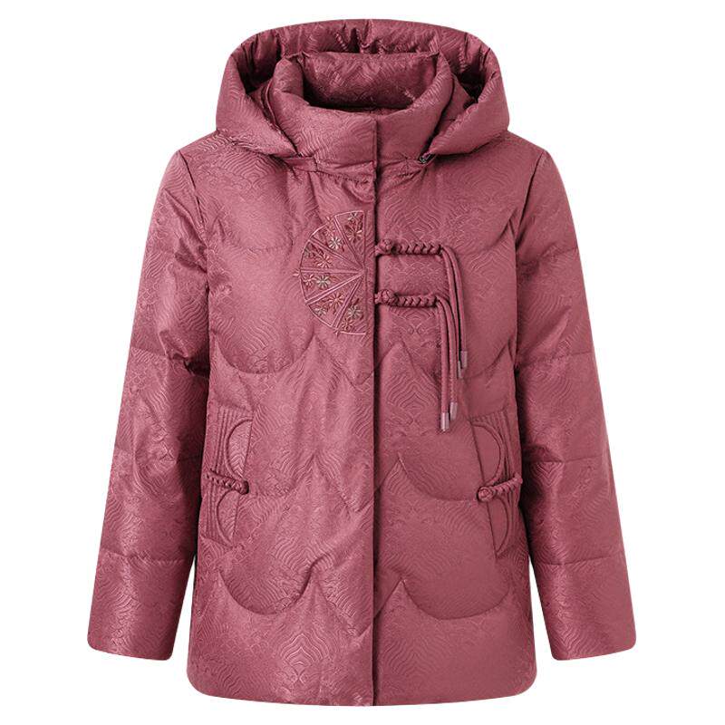 中老年女装加厚保暖羽绒服奶奶装