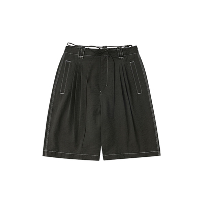 COMMXN·活力干丝百慕大短裤简约休闲户外阔腿裤2026夏季新款女装