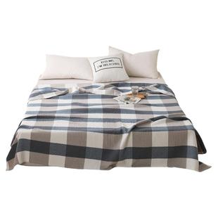 无印良品日式纯棉纱布毛巾被夏季薄款被子空调被夏天午睡全棉盖毯