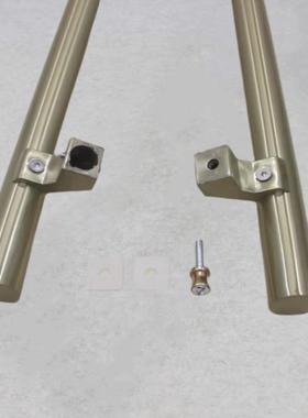 加厚玻璃门把手不锈钢无指纹枪灰色香槟金铝合金门框推拉门大拉手