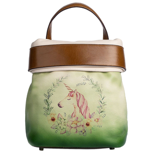 2026新款北上广深名媛女包包头层牛皮文艺复古植鞣真皮手提双肩包