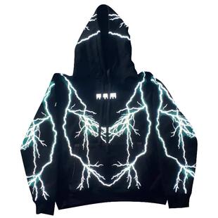 Missing Since Thursday 3M Lightning Hoodie 反光闪电套头卫衣