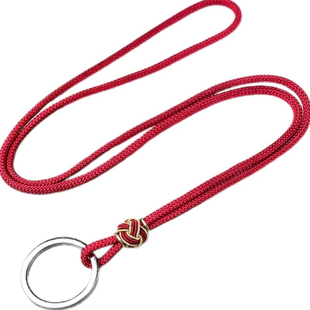 【买一送一】儿童老人挂钥匙绳小学生挂脖防丢钥匙圈手工结实耐用