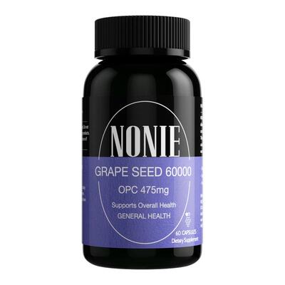 NONIE 葡萄籽精华胶囊驻颜去黄提亮肤色60粒/瓶【效期至27年9月】