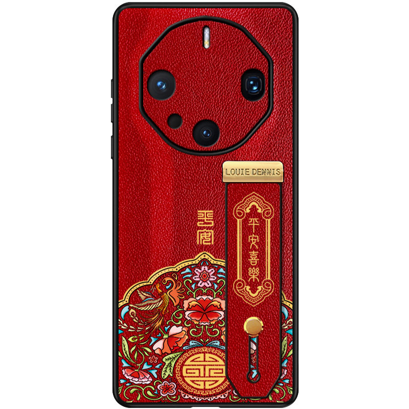 匠恒适用华为mate60pro+手机壳女款mate70air保护套真皮30全包50e新年80promax外壳非凡大师40