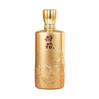 金玉荷花贵州酱香型53度500ml白酒官方正品自饮宴请送礼