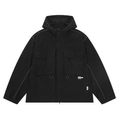 XXZXX潮牌防水反光线外套男女款