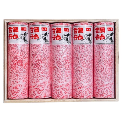 包邮2盒澳m12木盒西冷火锅卷神户