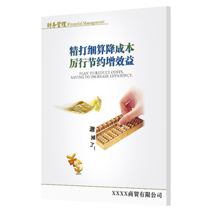 财务文化标语装饰画 企业文化公司财务室墙壁画办公室写字间挂画
