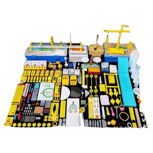 初中物理实验器材全套电磁学光学力学电学声学实验盒初二初三中考八年级九年级人教版中学学生电路实验箱套装