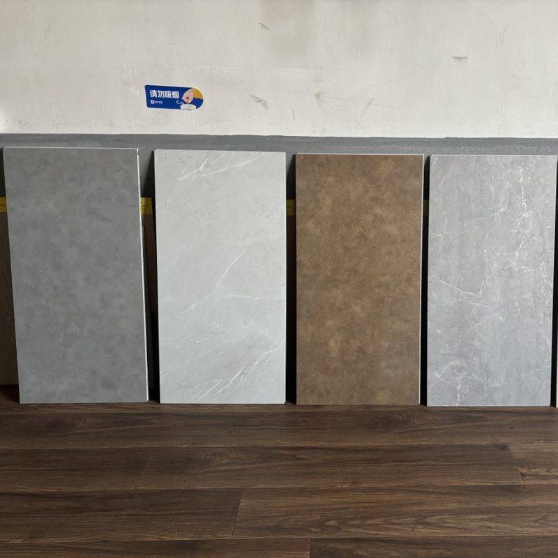 spc石塑地板商业空间大板石地板纯色晶石纹卡扣锁扣工程式酒店6mm