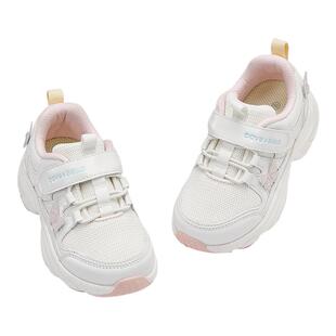 戴维贝拉女童防滑运动鞋2026春季新款大童抗菌学步鞋儿童洋气鞋子