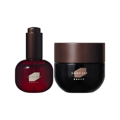 【立即选购】雏菊的天空光耀焕白精华油+白檀如月精油面霜