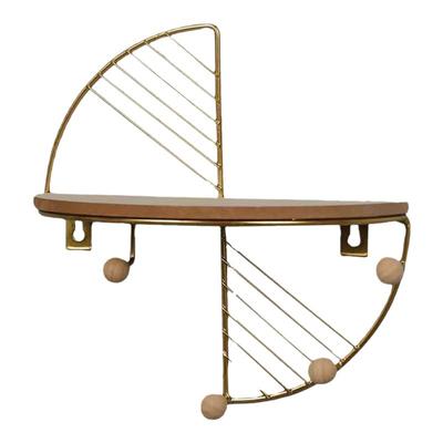 创意墙上置物架房间隔板台挂钩