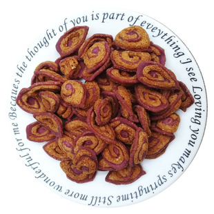 紫薯芝麻猫耳朵零食散装薄脆成人款猫儿酥怀旧糕点休闲小吃500克