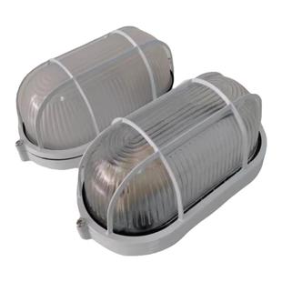 厨房油烟机灯椭圆形灯罩商用排烟罩防爆玻璃烟罩防雾灯座可配灯泡