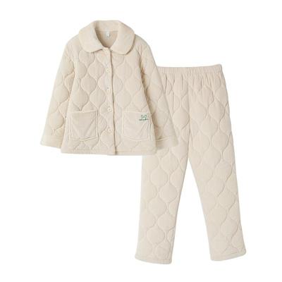 三层夹棉情侣睡衣新世家族